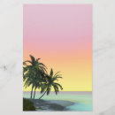 Search for palm tree stationery stationery paper Paradise