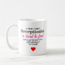 Search for receptionist mugs Front