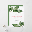 Search for farmhouse style christmas cards Botanical