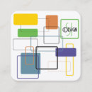 Search for burst business cards Modern