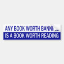 Search for book reader bumper stickers Literature