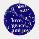 Search for peace love joy christmas tree decorations Vintage