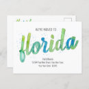Search for holiday moving announcement postcards Watercolor