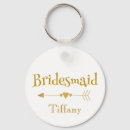 Search for wedding bridesmaid key rings Typography