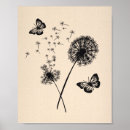 Search for butterfly on black art Flowers