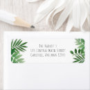 Search for beach party return address labels Tropical bridal shower