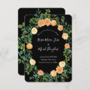 Search for peach black wedding invitations Rose
