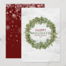 Search for burgundy christmas cards Wreath
