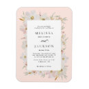 Search for pink flowers rectangular magnets Floral