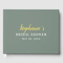 Search for bridal shower guest books White