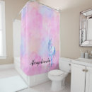 Search for pink and purple shower curtains Girl