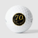 Search for 70th birthday golf balls Black