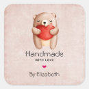 Search for teddy bear love stickers Watercolor