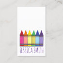 Search for crayon business cards Educator