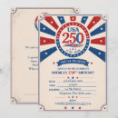 Search for americas invitations Red white blue