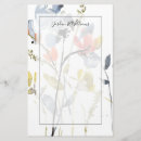 Search for wildflower stationery paper Watercolor