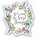 Search for orange and blue stickers For her
