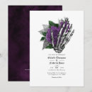 Search for purple gothic wedding invitations Rsvp