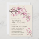 Search for couple baby girl shower invitations Watercolor