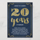 Search for 20th wedding anniversary invitations Twentieth