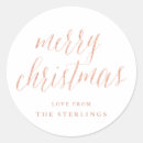 Search for rose gold christmas stickers Simple