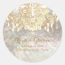 Search for chandelier wedding stickers Silver
