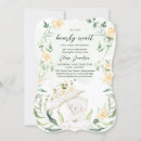 Search for die cut baby shower invitations Greenery