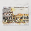Search for coliseum in rome postcards Italy