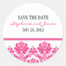 Search for hot pink damask stickers Initial