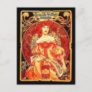 Search for vintage chocolate postcards Mucha