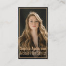 Search for client business cards Professional modern square photo