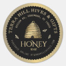 Search for black and gold product labels Beekeeper