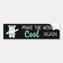 Search for melting bumper stickers Polar bear