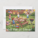 Search for red white blue stripes postcards Fireworks