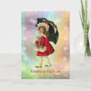 Search for umbrella christmas cards Girl