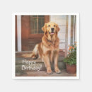 Search for golden retriever napkins Birthday