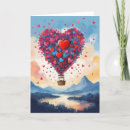 Search for hot air balloon valentines day cards Happy valentine's day