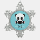 Search for black bear christmas tree decorations Panda