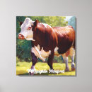 Search for bull cow canvas prints Ranch