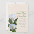 Search for calla lilies bridal shower invitations Elegant