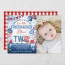 Search for fireworks birthday invitations Patriotic