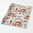 Search for vintage circus wrapping paper Cute