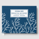 Search for beach house guest books Elegant