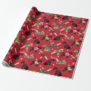 Search for schnauzer christmas wrapping paper Red