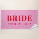 Search for mr and mrs beach towels Bride to be