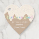 Search for heart shaped hang tags Baked goods