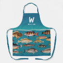 Search for blue fish aprons Nautical