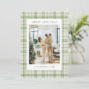 Search for sage green christmas cards Family photo