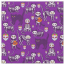 Search for halloween skull fabric Skeleton