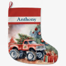 Search for red truck christmas stockings Xmas